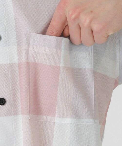 BLUE LABEL / BLACK LABEL CRESTBRIDGE / ブルーレーベル / ブラックレーベル・クレストブリッジ  シャツ・ブラウス | 【BLACK lab.】メッシュトリコットクレストブリッジチェックシャツ | 詳細14