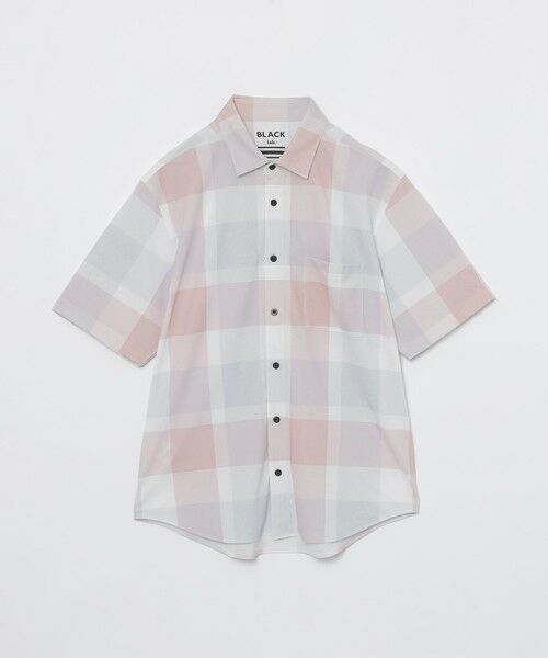 BLUE LABEL / BLACK LABEL CRESTBRIDGE / ブルーレーベル / ブラックレーベル・クレストブリッジ  シャツ・ブラウス | 【BLACK lab.】メッシュトリコットクレストブリッジチェックシャツ | 詳細15