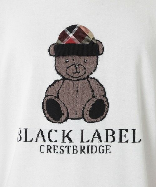 BLUE LABEL / BLACK LABEL CRESTBRIDGE / ブルーレーベル / ブラックレーベル・クレストブリッジ  ニット・セーター | 【一部店舗限定】チェックキャップベアーニットTシャツ | 詳細4
