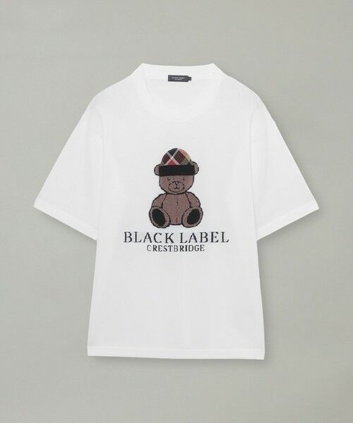 BLUE LABEL / BLACK LABEL CRESTBRIDGE / ブルーレーベル / ブラックレーベル・クレストブリッジ  ニット・セーター | 【一部店舗限定】チェックキャップベアーニットTシャツ | 詳細5
