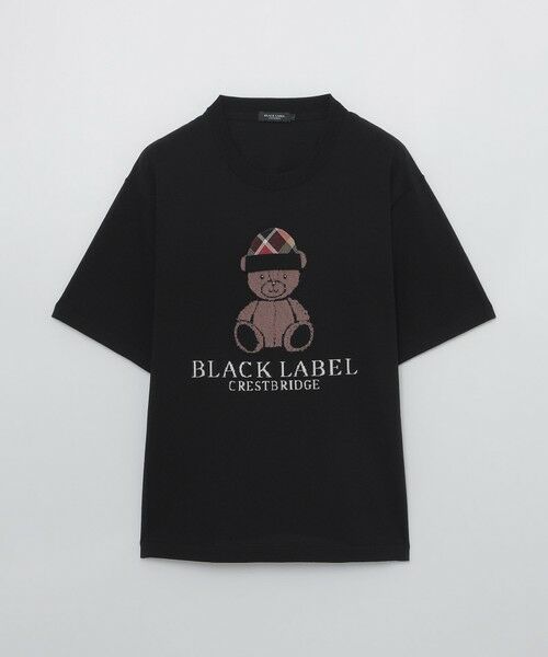 BLUE LABEL / BLACK LABEL CRESTBRIDGE / ブルーレーベル / ブラックレーベル・クレストブリッジ  ニット・セーター | 【一部店舗限定】チェックキャップベアーニットTシャツ | 詳細10