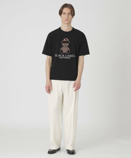 BLUE LABEL / BLACK LABEL CRESTBRIDGE / ブルーレーベル / ブラックレーベル・クレストブリッジ  ニット・セーター | 【一部店舗限定】チェックキャップベアーニットTシャツ | 詳細6