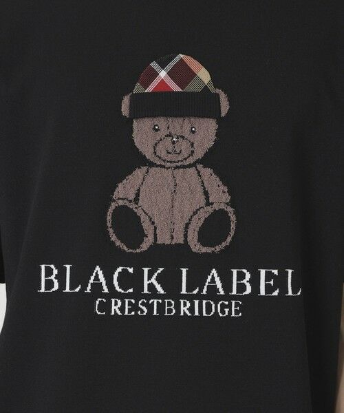 BLUE LABEL / BLACK LABEL CRESTBRIDGE / ブルーレーベル / ブラックレーベル・クレストブリッジ  ニット・セーター | 【一部店舗限定】チェックキャップベアーニットTシャツ | 詳細9