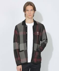 BLUE LABEL / BLACK LABEL CRESTBRIDGE / ブルーレーベル / ブラックレーベル・クレストブリッジ  ニット・セーター | 【WEB限定】クレストブリッジチェックメッシュニットカーディガン