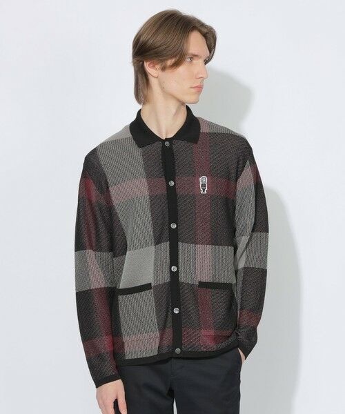 BLUE LABEL / BLACK LABEL CRESTBRIDGE / ブルーレーベル / ブラックレーベル・クレストブリッジ  ニット・セーター | 【WEB限定】クレストブリッジチェックメッシュニットカーディガン | 詳細2