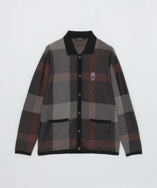 BLUE LABEL / BLACK LABEL CRESTBRIDGE / ブルーレーベル / ブラックレーベル・クレストブリッジ  ニット・セーター | 【WEB限定】クレストブリッジチェックメッシュニットカーディガン | 詳細8