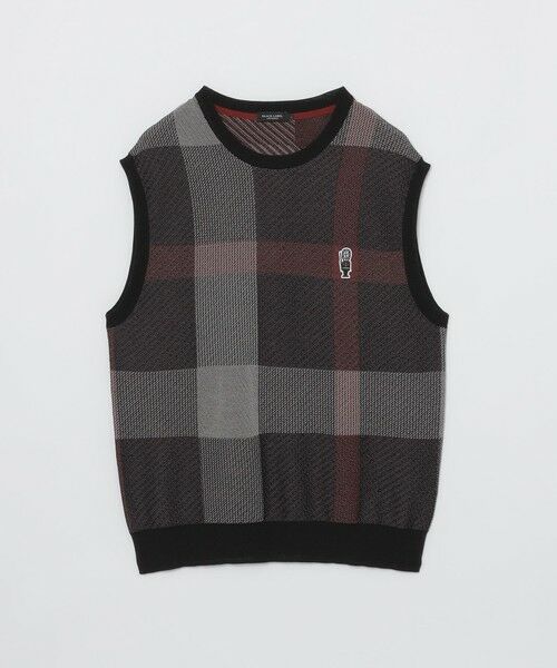 BLUE LABEL / BLACK LABEL CRESTBRIDGE / ブルーレーベル / ブラックレーベル・クレストブリッジ  ニット・セーター | 【WEB限定】クレストブリッジチェックメッシュニットベスト | 詳細6