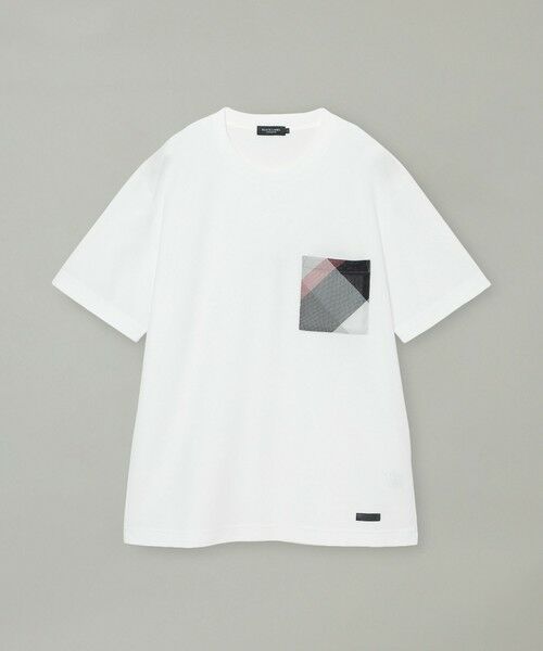 BLUE LABEL / BLACK LABEL CRESTBRIDGE / ブルーレーベル / ブラックレーベル・クレストブリッジ  カットソー | カラミチェックポケットTシャツ | 詳細5