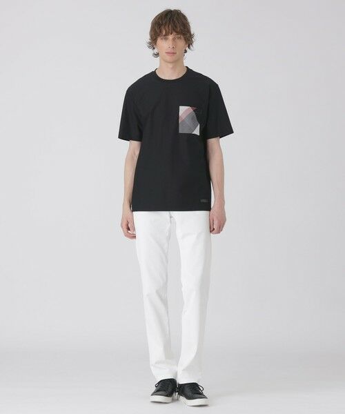 BLUE LABEL / BLACK LABEL CRESTBRIDGE / ブルーレーベル / ブラックレーベル・クレストブリッジ  カットソー | カラミチェックポケットTシャツ | 詳細6