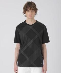 BLUE LABEL / BLACK LABEL CRESTBRIDGE / ブルーレーベル / ブラックレーベル・クレストブリッジ  カットソー | ハイストレッチシャドーチェックTシャツ