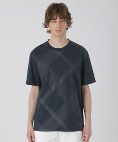 BLUE LABEL / BLACK LABEL CRESTBRIDGE / ブルーレーベル / ブラックレーベル・クレストブリッジ  カットソー | ハイストレッチシャドーチェックTシャツ