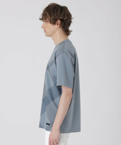 BLUE LABEL / BLACK LABEL CRESTBRIDGE / ブルーレーベル / ブラックレーベル・クレストブリッジ  カットソー | ハイストレッチシャドーチェックTシャツ | 詳細13