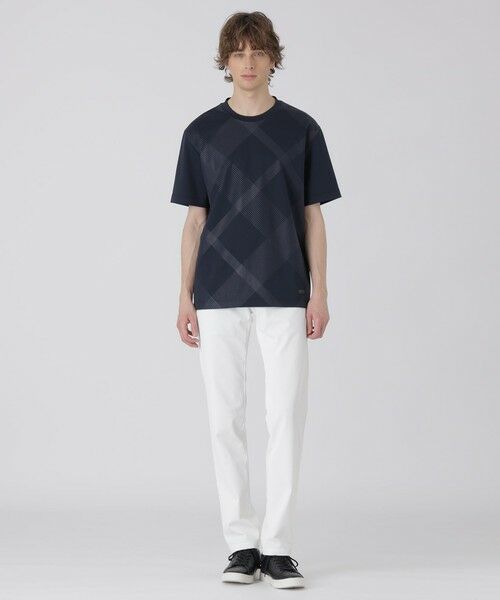 BLUE LABEL / BLACK LABEL CRESTBRIDGE / ブルーレーベル / ブラックレーベル・クレストブリッジ  カットソー | ハイストレッチシャドーチェックTシャツ | 詳細17