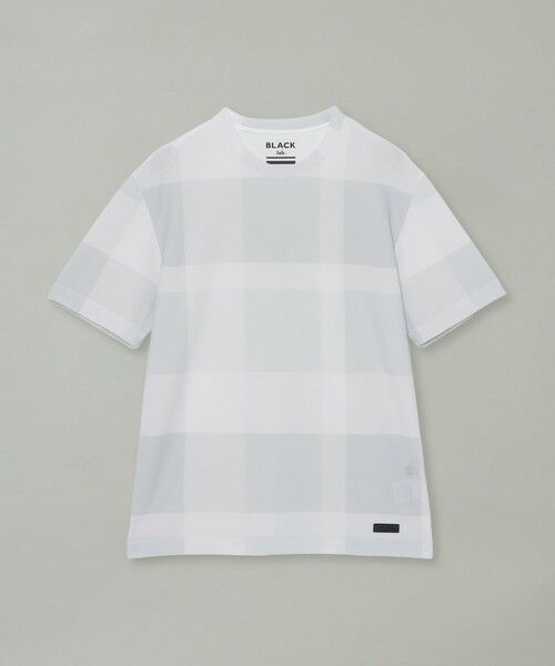 BLUE LABEL / BLACK LABEL CRESTBRIDGE / ブルーレーベル / ブラックレーベル・クレストブリッジ  カットソー | 【BLACK lab.】ブリーズメッシュクレストブリッジチェックTシャツ | 詳細5