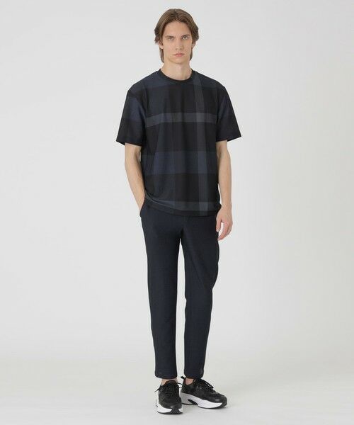 BLUE LABEL / BLACK LABEL CRESTBRIDGE / ブルーレーベル / ブラックレーベル・クレストブリッジ  カットソー | 【BLACK lab.】ブリーズメッシュクレストブリッジチェックTシャツ | 詳細6