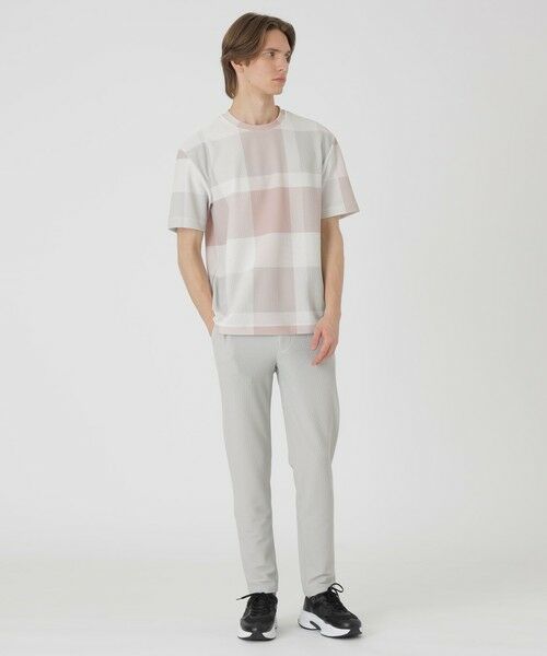 BLUE LABEL / BLACK LABEL CRESTBRIDGE / ブルーレーベル / ブラックレーベル・クレストブリッジ  カットソー | 【BLACK lab.】ブリーズメッシュクレストブリッジチェックTシャツ | 詳細11