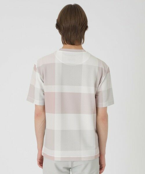 BLUE LABEL / BLACK LABEL CRESTBRIDGE / ブルーレーベル / ブラックレーベル・クレストブリッジ  カットソー | 【BLACK lab.】ブリーズメッシュクレストブリッジチェックTシャツ | 詳細13