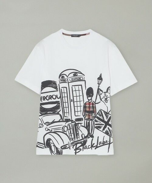 BLUE LABEL / BLACK LABEL CRESTBRIDGE / ブルーレーベル / ブラックレーベル・クレストブリッジ  カットソー | 【WEB・一部店舗限定】パネルブリティッシュアイコンTシャツ | 詳細4