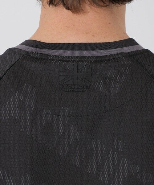 BLUE LABEL / BLACK LABEL CRESTBRIDGE / ブルーレーベル / ブラックレーベル・クレストブリッジ  カットソー | 【WEB・一部店舗限定】【BLACK lab.×Admiral】メッシュジャカードロゴフットボールＴ | 詳細4