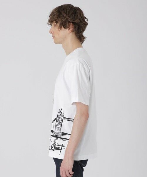 BLUE LABEL / BLACK LABEL CRESTBRIDGE / ブルーレーベル / ブラックレーベル・クレストブリッジ  カットソー | 【WEB・一部店舗限定】パネルブリティッシュランドマークTシャツ | 詳細2