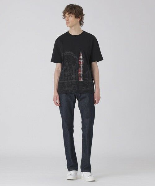 BLUE LABEL / BLACK LABEL CRESTBRIDGE / ブルーレーベル / ブラックレーベル・クレストブリッジ  カットソー | 【WEB・一部店舗限定】パネルブリティッシュランドマークTシャツ | 詳細5