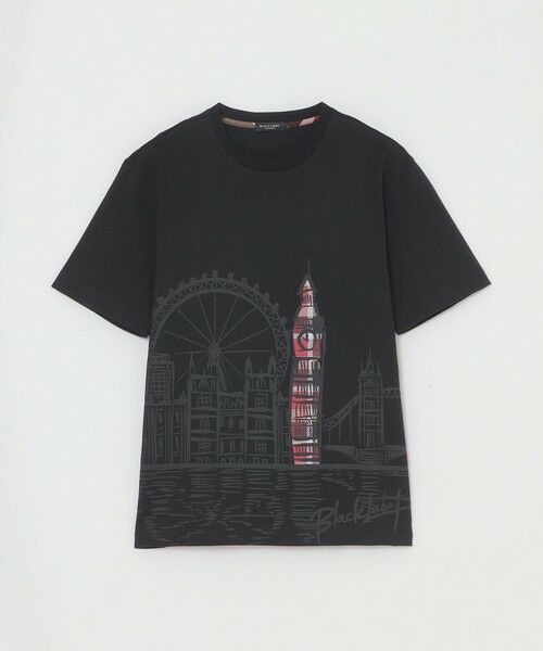 BLUE LABEL / BLACK LABEL CRESTBRIDGE / ブルーレーベル / ブラックレーベル・クレストブリッジ  カットソー | 【WEB・一部店舗限定】パネルブリティッシュランドマークTシャツ | 詳細8