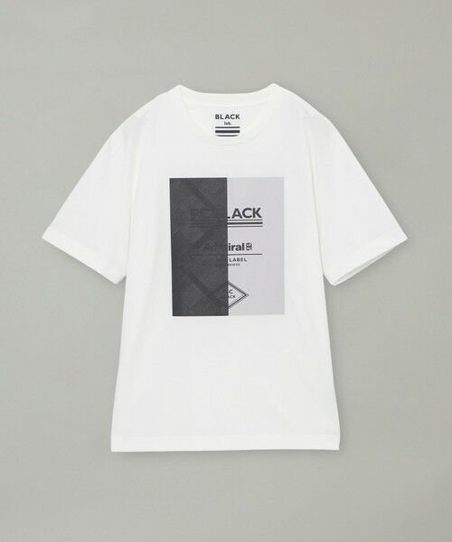 BLUE LABEL / BLACK LABEL CRESTBRIDGE / ブルーレーベル / ブラックレーベル・クレストブリッジ  カットソー | 【WEB・一部店舗限定】【BLACK lab.×Admiral】ボックスグラフィックTシャツ | 詳細6