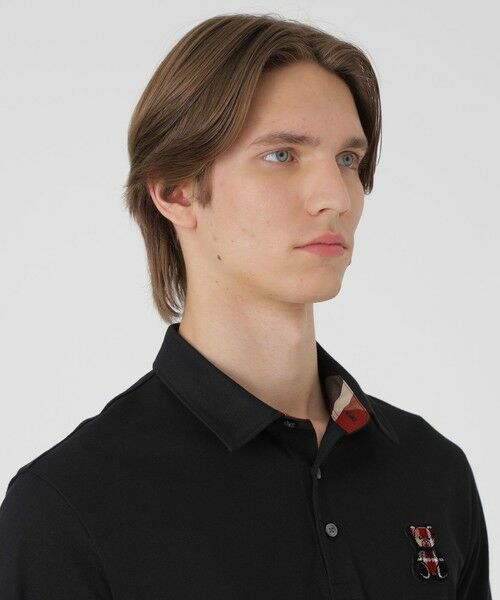 BLUE LABEL / BLACK LABEL CRESTBRIDGE / ブルーレーベル / ブラックレーベル・クレストブリッジ カットソー | 【WEB・一部店舗限定】ハブラシベアーワッペンポロシャツ | 詳細11
