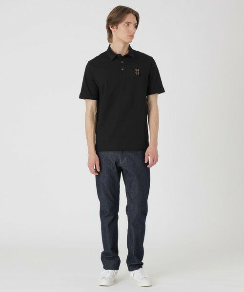 BLUE LABEL / BLACK LABEL CRESTBRIDGE / ブルーレーベル / ブラックレーベル・クレストブリッジ カットソー | 【WEB・一部店舗限定】ハブラシベアーワッペンポロシャツ | 詳細8