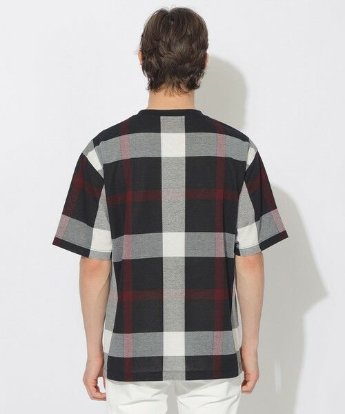 BLUE LABEL / BLACK LABEL CRESTBRIDGE / ブルーレーベル / ブラックレーベル・クレストブリッジ  カットソー | 【WEB限定】スラブクレストブリッジチェックTシャツ | 詳細3