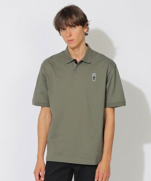 BLUE LABEL / BLACK LABEL CRESTBRIDGE / ブルーレーベル / ブラックレーベル・クレストブリッジ カットソー | 【WEB限定】ガーズマンワッペンスラブポロシャツ(グリーン9)