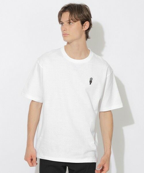 BLUE LABEL / BLACK LABEL CRESTBRIDGE / ブルーレーベル / ブラックレーベル・クレストブリッジ  カットソー | 【WEB限定】ガーズマンワッペンスラブTシャツ（オフホワイト1）