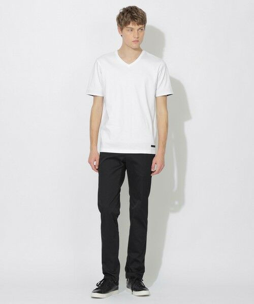 BLUE LABEL / BLACK LABEL CRESTBRIDGE / ブルーレーベル / ブラックレーベル・クレストブリッジ  カットソー | 【WEB限定】マーセライズVネックTシャツ | 詳細1