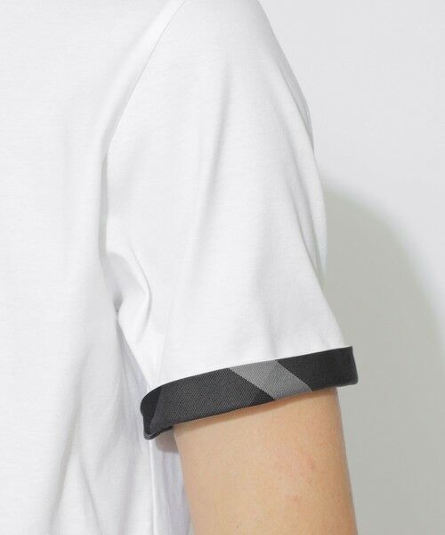 BLUE LABEL / BLACK LABEL CRESTBRIDGE / ブルーレーベル / ブラックレーベル・クレストブリッジ  カットソー | 【WEB限定】マーセライズVネックTシャツ | 詳細4