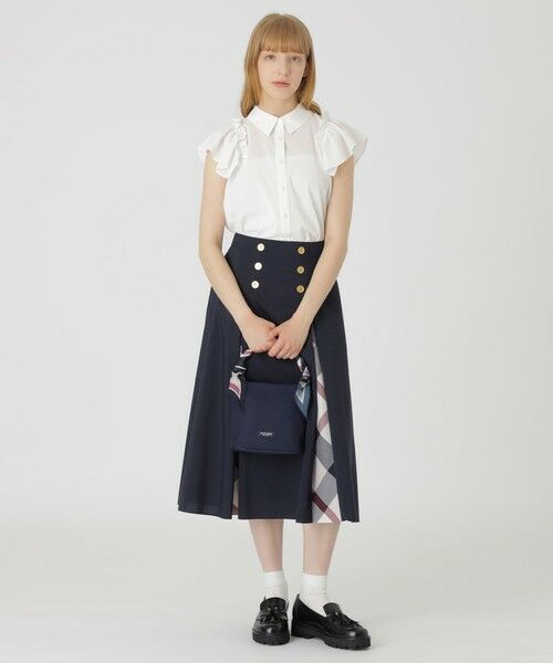 BLUE LABEL / BLACK LABEL CRESTBRIDGE / ブルーレーベル / ブラックレーベル・クレストブリッジ  ショルダーバッグ | スカーフミニバケットバッグ | 詳細9