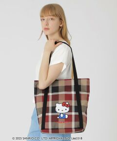 BLUE LABEL / BLACK LABEL CRESTBRIDGE / ブルーレーベル / ブラックレーベル・クレストブリッジ  ショルダーバッグ | 【ハローキティコラボ】クレストブリッジチェックビッグトート