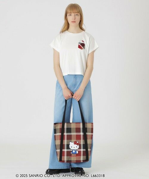 BLUE LABEL / BLACK LABEL CRESTBRIDGE / ブルーレーベル / ブラックレーベル・クレストブリッジ  ショルダーバッグ | 【ハローキティコラボ】クレストブリッジチェックビッグトート | 詳細1