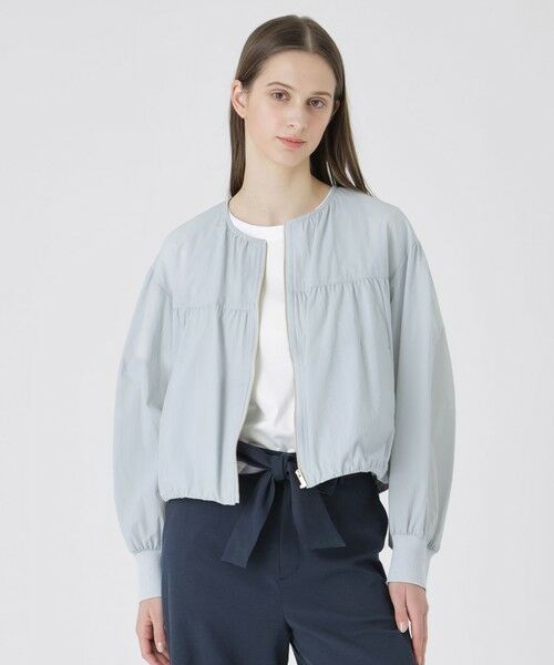 BLUE LABEL / BLACK LABEL CRESTBRIDGE / ブルーレーベル / ブラックレーベル・クレストブリッジ  その他アウター | 【はっ水】シアーナイロンジャケット（サックス1）