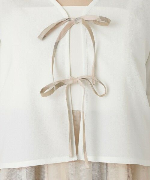 BLUE LABEL / BLACK LABEL CRESTBRIDGE / ブルーレーベル / ブラックレーベル・クレストブリッジ  ドレス | 【SWEETコラボ】クレストブリッジチェックチュールプリントドレスセット | 詳細4