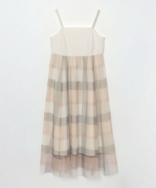 BLUE LABEL / BLACK LABEL CRESTBRIDGE / ブルーレーベル / ブラックレーベル・クレストブリッジ  ドレス | 【SWEETコラボ】クレストブリッジチェックチュールプリントドレスセット | 詳細7