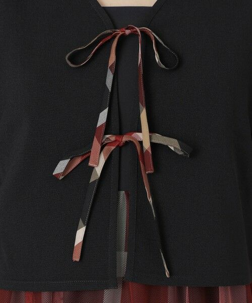 BLUE LABEL / BLACK LABEL CRESTBRIDGE / ブルーレーベル / ブラックレーベル・クレストブリッジ  ドレス | 【SWEETコラボ】クレストブリッジチェックチュールプリントドレスセット | 詳細12