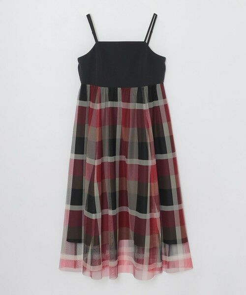BLUE LABEL / BLACK LABEL CRESTBRIDGE / ブルーレーベル / ブラックレーベル・クレストブリッジ  ドレス | 【SWEETコラボ】クレストブリッジチェックチュールプリントドレスセット | 詳細15