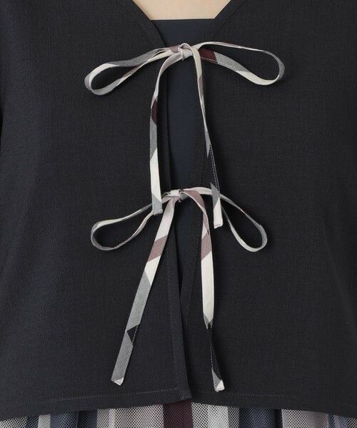 BLUE LABEL / BLACK LABEL CRESTBRIDGE / ブルーレーベル / ブラックレーベル・クレストブリッジ  ドレス | 【SWEETコラボ】クレストブリッジチェックチュールプリントドレスセット | 詳細20