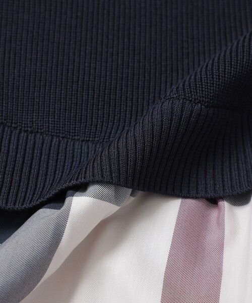 BLUE LABEL / BLACK LABEL CRESTBRIDGE / ブルーレーベル / ブラックレーベル・クレストブリッジ  ドレス | 【WEB限定】クレストブリッジチェックニットコンビドレス | 詳細13