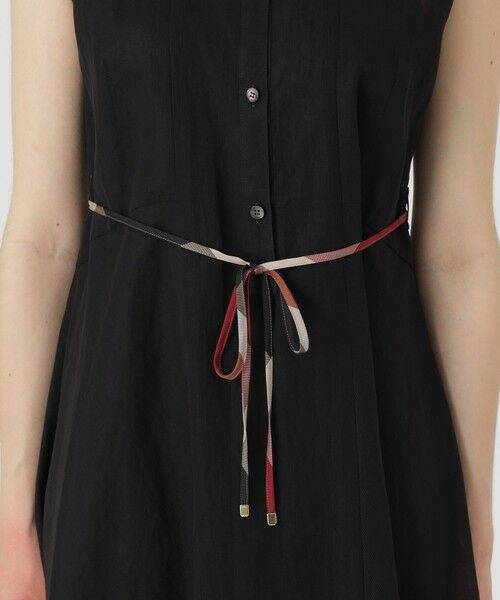 BLUE LABEL / BLACK LABEL CRESTBRIDGE / ブルーレーベル / ブラックレーベル・クレストブリッジ  ドレス | 【店舗限定】シアーストライプノースリーブドレス | 詳細3