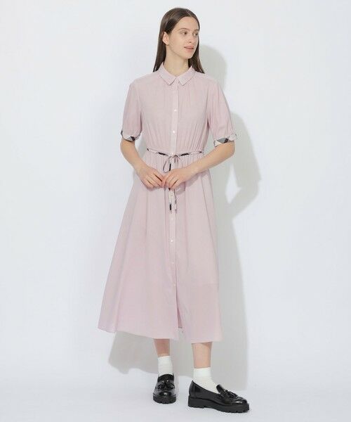 BLUE LABEL / BLACK LABEL CRESTBRIDGE / ブルーレーベル / ブラックレーベル・クレストブリッジ  ドレス | 【WEB限定】コットンエアークロスシャツドレス | 詳細1