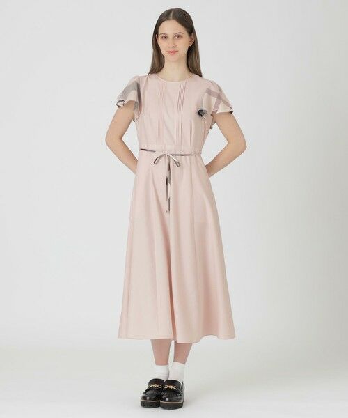 BLUE LABEL / BLACK LABEL CRESTBRIDGE / ブルーレーベル / ブラックレーベル・クレストブリッジ  ドレス | 【一部店舗限定】マイクロスパンポプリンドレス（ピンク1）