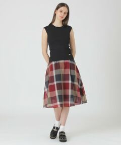 BLUE LABEL / BLACK LABEL CRESTBRIDGE / ブルーレーベル / ブラックレーベル・クレストブリッジ  ドレス | 【一部店舗限定】クレストブリッジチェックシアーボイルニットセットアップ