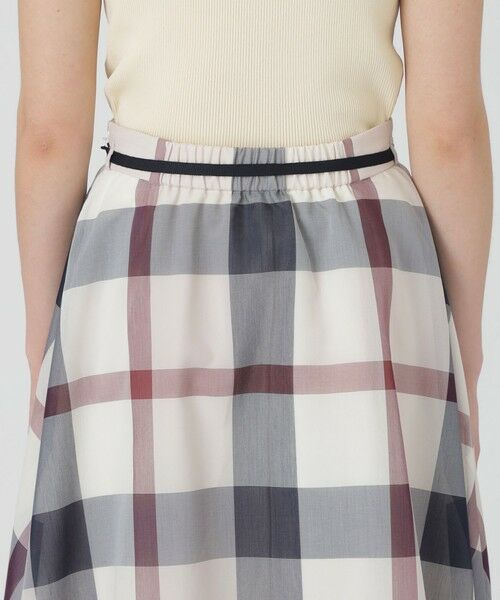 BLUE LABEL / BLACK LABEL CRESTBRIDGE / ブルーレーベル / ブラックレーベル・クレストブリッジ  ドレス | 【一部店舗限定】クレストブリッジチェックシアーボイルニットセットアップ | 詳細13