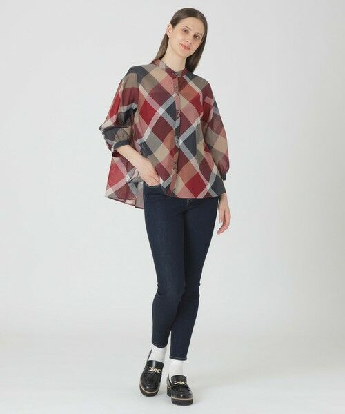 BLUE LABEL / BLACK LABEL CRESTBRIDGE / ブルーレーベル / ブラックレーベル・クレストブリッジ  シャツ・ブラウス | 【一部店舗限定】クレストブリッジチェックブラウス | 詳細1